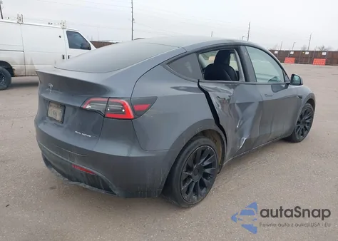 2021 Tesla Model Y Long Range Dual Motor All-Wheel Drive из США, поврежденный, VIN 5YJYGDEE9MF070422